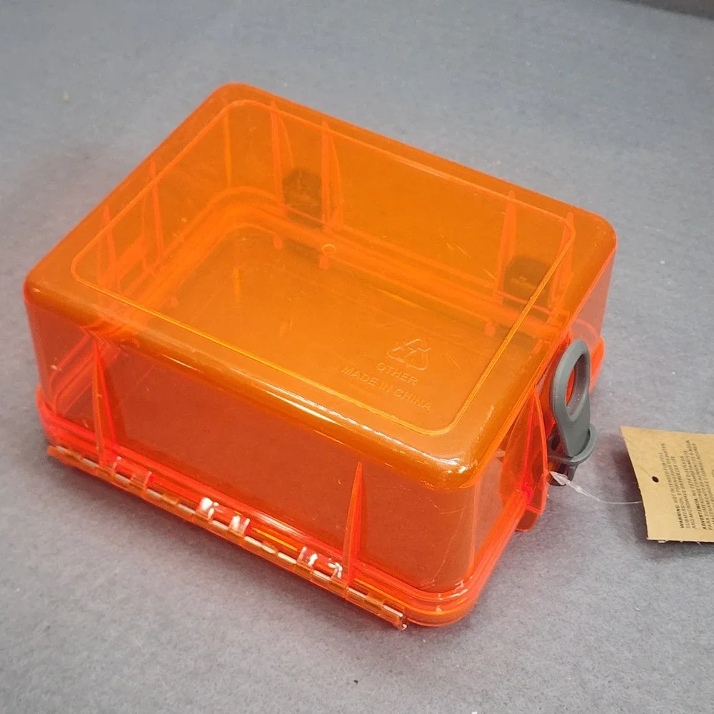 Outdoor Products Watertight Box Orange Large‎ 1.5L Dry Case Kayak Camping New